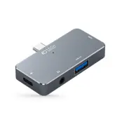 Tech-Protect V6-Hub Adapter 4in1 - Grå