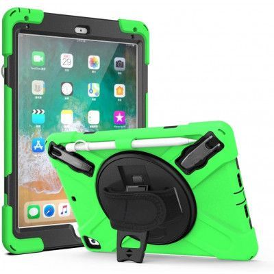 Trolsk Combo Case with Handy Strap (iPad 9,7) - Grön