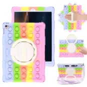 Trolsk Kids Case with strap - Bubble Grip (iPad 11/iPad 10,9 (2022)/Pro 11/Air 5/4) - Svart