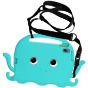 Trolsk Octopus Kids Case (iPad 11/iPad 10,9 (2022)/Air 11) - Mörkrosa