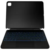 Typecase iPad Air 13""(2024)/(2025) Fodral med Tangentbord Carbon Fiber Edge+ (Svart)