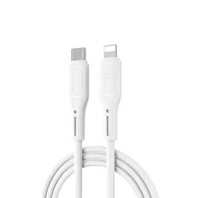WIWU USB-C Till Lightning Kabel 30W 1m Wi-C043E - Vit