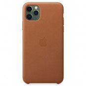 Apple iPhone 11 Pro Max Läderskal Original - Sadelbrun