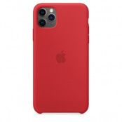Apple iPhone 11 Pro Max Silikonskal Original - Röd