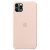 Apple iPhone 11 Pro Max Silikonskal Original - Rosa Sand