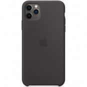 Apple iPhone 11 Pro Max Silikonskal Original - Svart