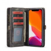 CASEME 2-in-1 Plånboksfodral för iPhone 11 Pro Max Detachable - Grå