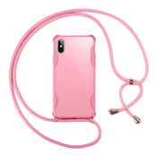 Boom iPhone 11 skal med mobilhalsband- Pink Cord