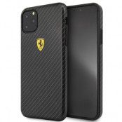 Ferrari Skal iPhone 11 Pro Max On Track Carbon Effect - Svart