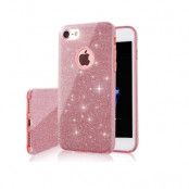 Glitter Skal iPhone 11 Pro Max Rosa Skyddande Mobilfodral