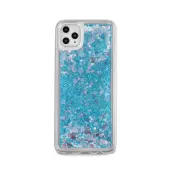 Glitter Skal till Apple iPhone 11 Pro Max - Blå