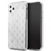 Guess Skal iPhone 11 Pro Max Peony Glitter - Silver