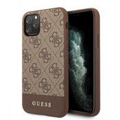Guess iPhone 11 Pro Max skal 4G Stripe Collection - Brun