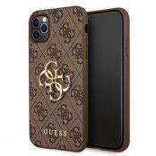 Guess Mobilskal iPhone 11 Pro Max Big Metal Logo - Brun