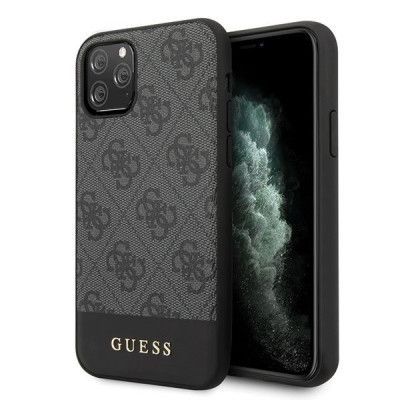 Guess Skal iPhone 11 Pro Max Stripe Collection - Grå