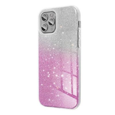 iPhone 16 Mobilskal Shining - Transparent Rosa