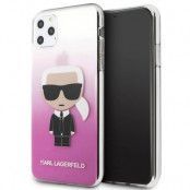 Karl Lagerfeld iPhone 11 Pro Max skal Gradient Ikonik Karl Rosa