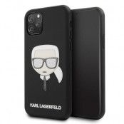 Karl Lagerfeld Skal iPhone 11 Pro Max Iconik Embossed Glitter - Svart