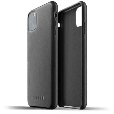 Mujjo Full Leather Case (iPhone 11 Pro Max) - Grön