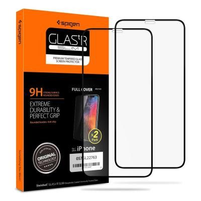Spigen Härdat Glas Fc 2-Pack iPhone 11 Pro Svart