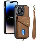 Trolsk Plånboksskal med Handrem (iPhone 11 Pro Max) - Svart