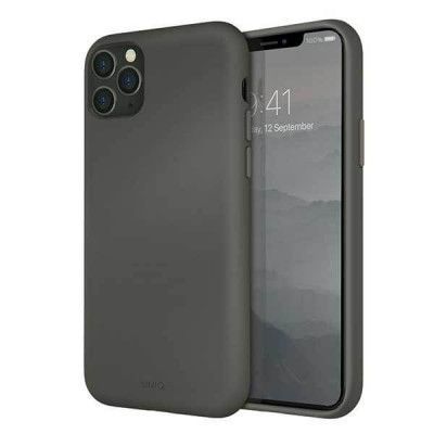 UNIQ Lino skal Hue iPhone 11 Pro Max moss Grå