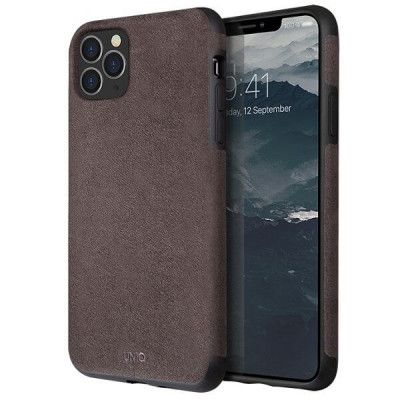 UNIQ Sueve skal iPhone 11 Pro Max taupe warm Grå