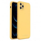 Wozinsky Color Silicone Flexible Skal iPhone 11 Pro Max - Gul