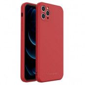 Wozinsky Color Silicone Flexible Skal iPhone 11 Pro Max - Röd