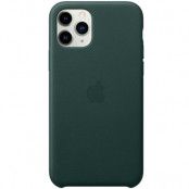 Apple iPhone 11 Pro Läderskal - Skogsgrön