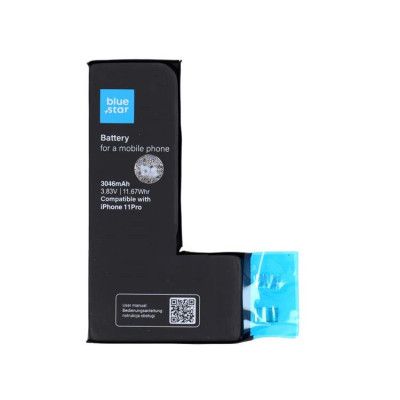 Blue Star iPhone 11 PRO Batteri HQ 3046 mAh Utan BMS