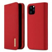 DUX DUCIS Wish Plånboksfodral för iPhone 11 Pro - Röd