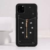 Fierre Shann Zipper Card Case (iPhone 11 Pro)