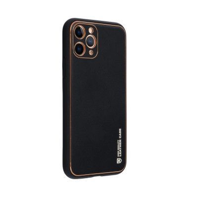 Forcell LEATHER skal till iPhone 11 PRO Svart