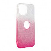 Forcell SHINING skal till iPhone 11 PRO clear/Rosa