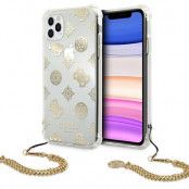 Guess Peony Chain Collection Skal iPhone 11 Pro - Guld