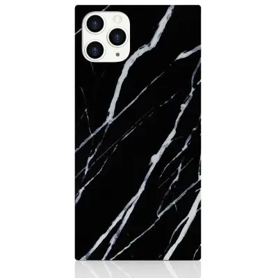 iDecoz Square Case - Marble (iPhone 11 Pro) - Vit