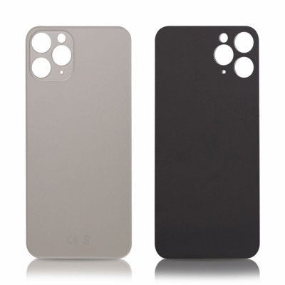 iPhone 11 Pro Back glass utan logo High Quality Silver