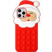 iPhone 11 Pro Mobilskal Silikon Santa Claus Pop It - Röd