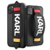Karl Lagerfeld iPhone 11 Pro Mobilskal MagSafe Strap - Svart