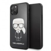 Karl Lagerfeld iPhone 11 Pro Skal Iconic Karl Glitter - Svart