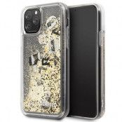 Karl Lagerfeld Skal iPhone 11 Pro Glitter - Svart Guld