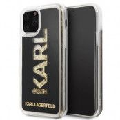 Karl Lagerfeld Skal iPhone 11 Pro Karl logo Glitter - Svart
