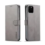 LC.imeeke iPhone 11 Pro Plånboksfodral Konstläder - Grå