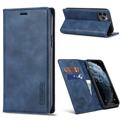 LC.IMEEKE Mobilskal till iPhone 11 Pro KonstLäder - Blå