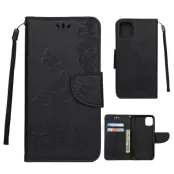 Trolsk Imprint Butterfly Wallet (iPhone 11 Pro) - Lila