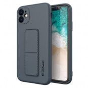 Wozinsky Kickstand Silicone Skal iPhone 11 Pro - Navy Blå