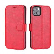 BOOM iPhone 11 Plånboksfodral Calfskin - Röd