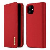 DUX DUCIS Wish Plånboksfodral för iPhone 11 - Röd