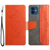 Fjärilar iPhone 11 Plånboksfodral - Orange
